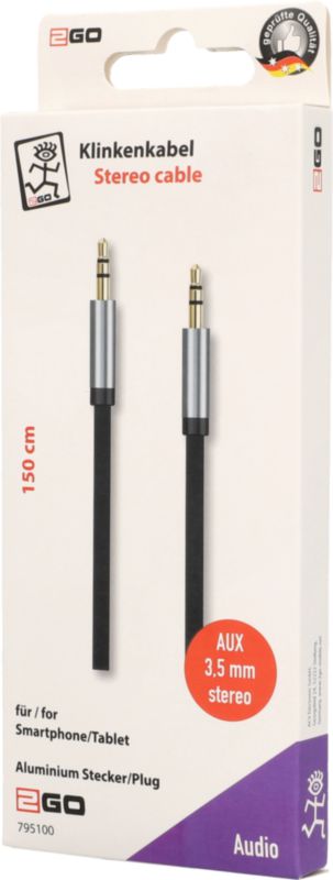 Audiokabel Jack 3.5 mm 2x
