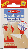 Handwerker Pflaster Set, 11 Stück
