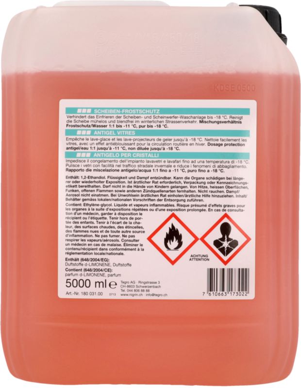 Antigel vitres