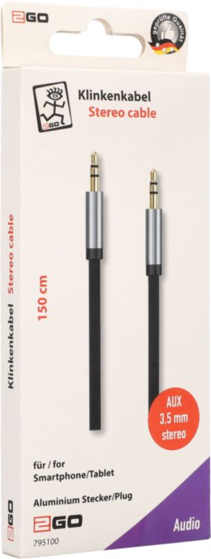 Audiokabel Jack 3.5 mm 2x