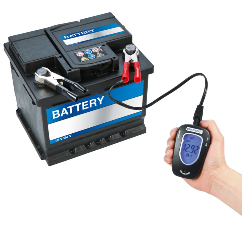 Batterietester mit LCD-Anzeige