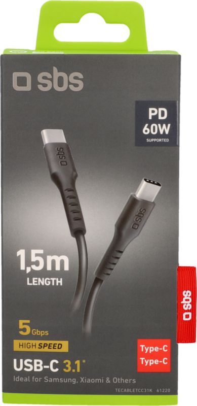Câble de données/chargement Type C 3.1 Type C 3.1