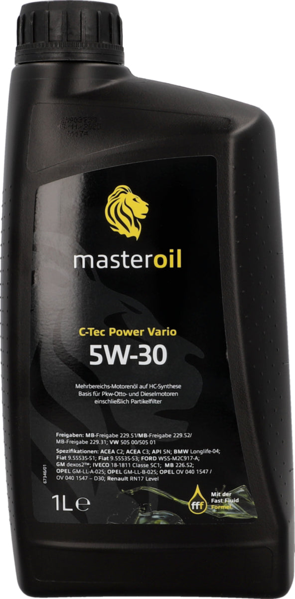 Motorenöl c-tec power vario 5W-30.