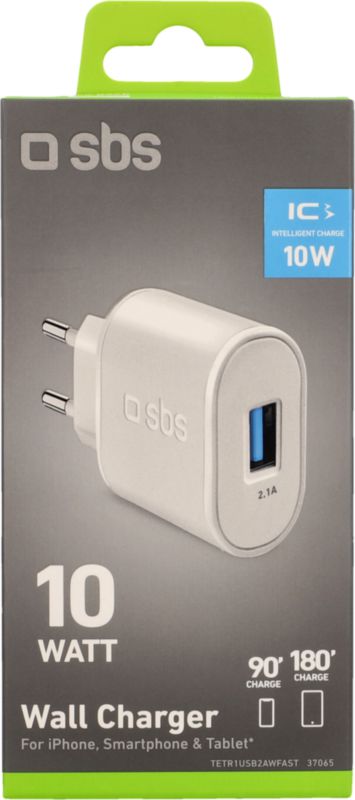 Chargeur secteur USB 2.1 A