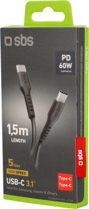 Câble de données/chargement Type C 3.1 Type C 3.1