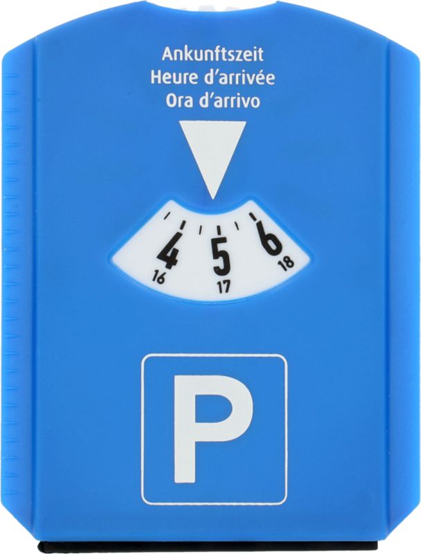 Parkscheibe mit Eiskratzer