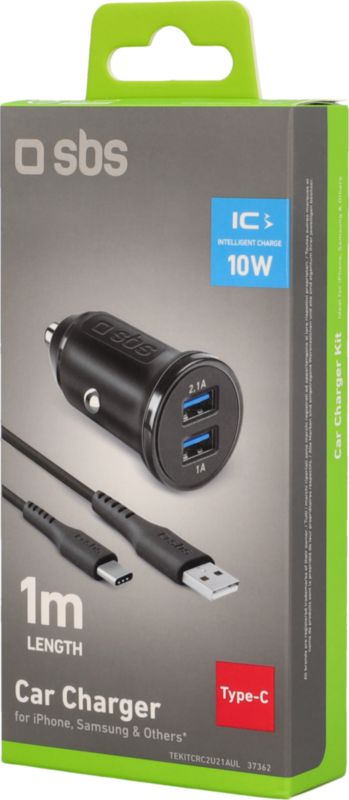 Car Charger-Set USB Typ C 2.1 A