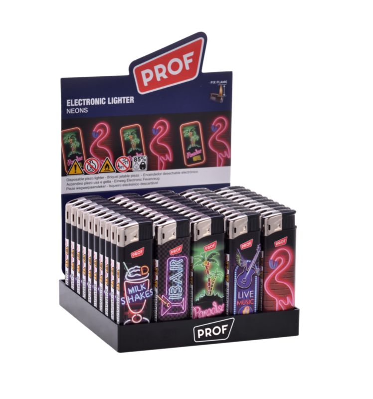 Briquet 3D Effect Neon