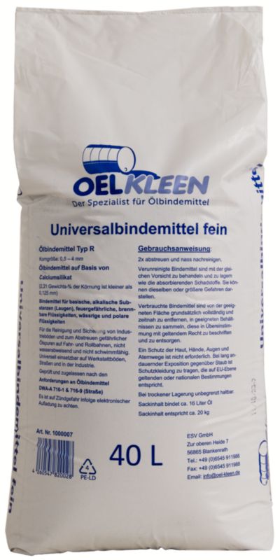 Absorbant universel pour huile