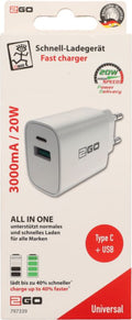 Netzladegerät USB Typ C 3.0 A