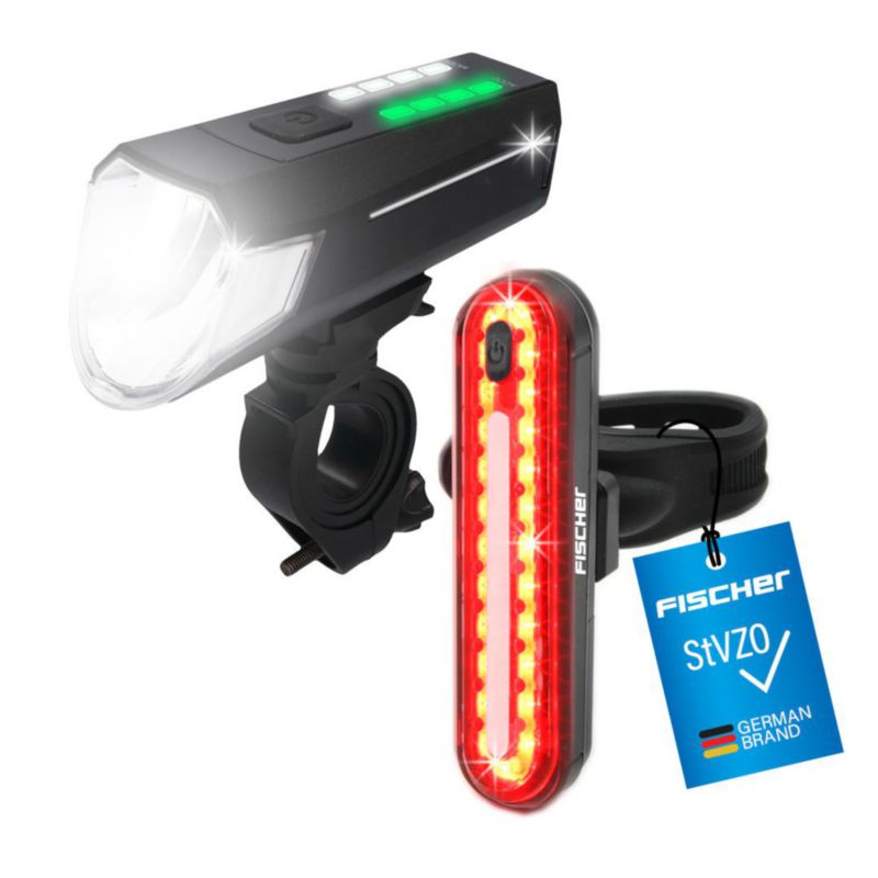 Ensemble de batteries rechargeables LED pour plaquettes de frein. 80 Lux