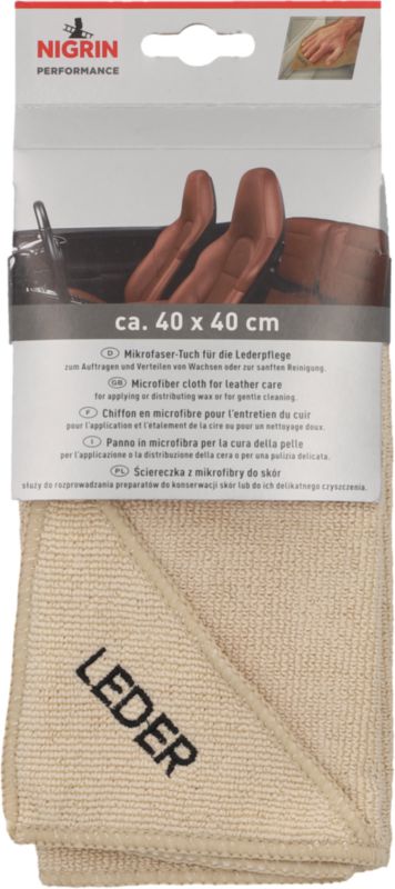 Performance Chiffon en microfibre pour l'entretien du cuir
