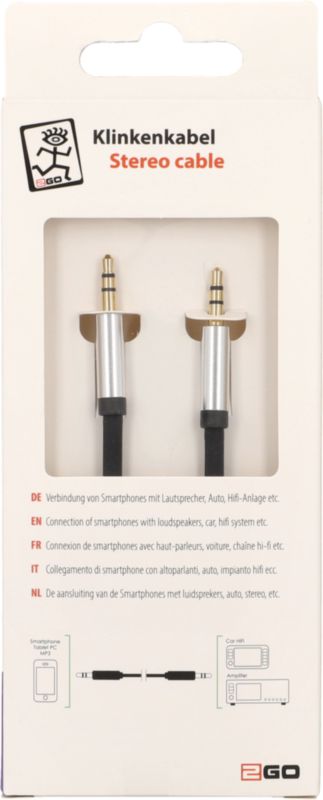 Audiokabel Jack 3.5 mm 2x