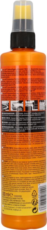 Kunststoffpflege glänzend