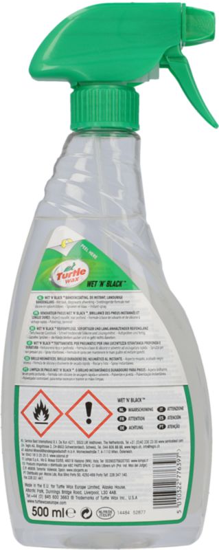 Brillant pneus Wet'n'Black