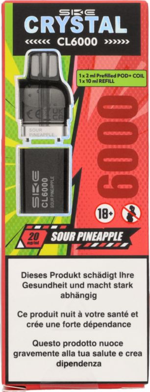 Crystal CL6000 Refill Kit Sour Pineapple