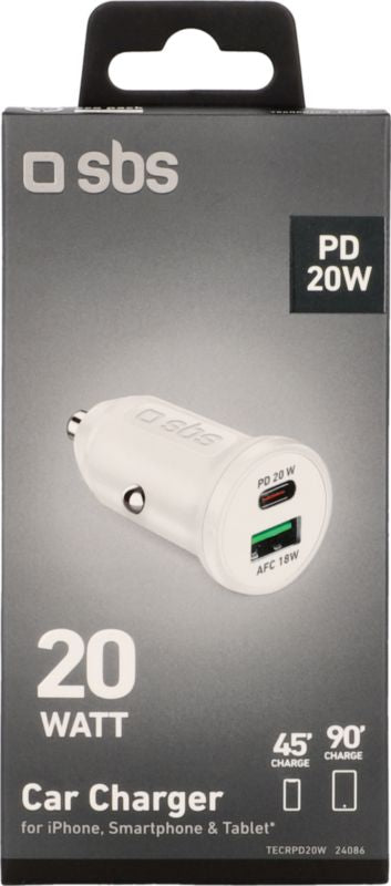 Chargeur de voiture USB type C 2.1 A