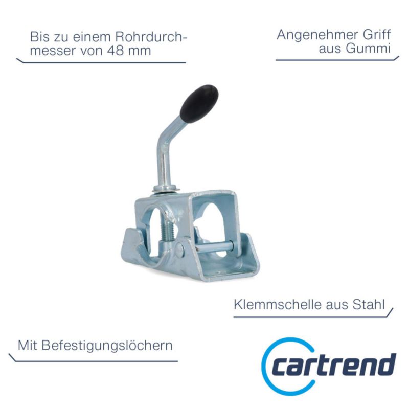 Klemmbügel für Abstellstütze & Stützrad