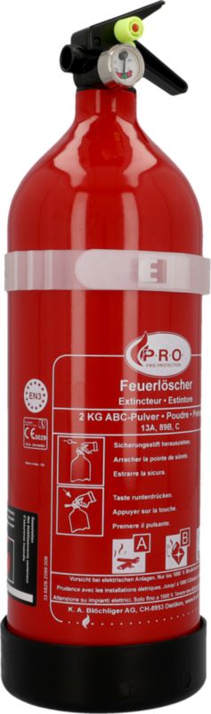 Pulverfeuerlöscher 2kg