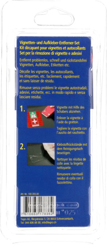 Kit décapant pour vignettes et autocollants