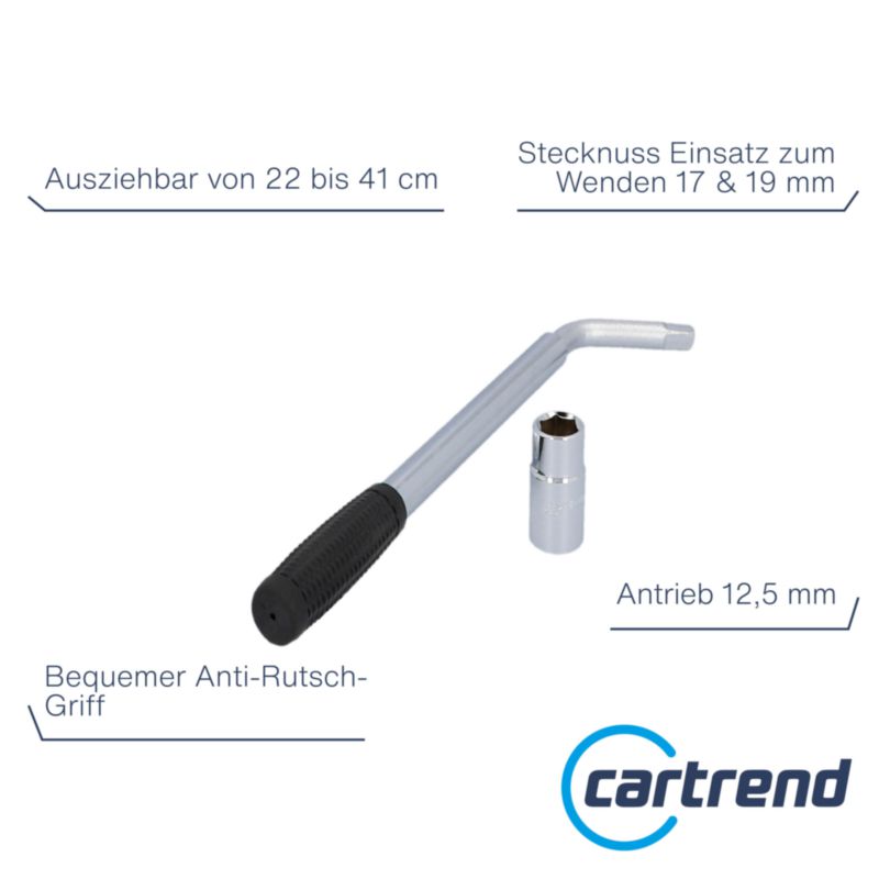 Radmutternschlüssel Teleskop