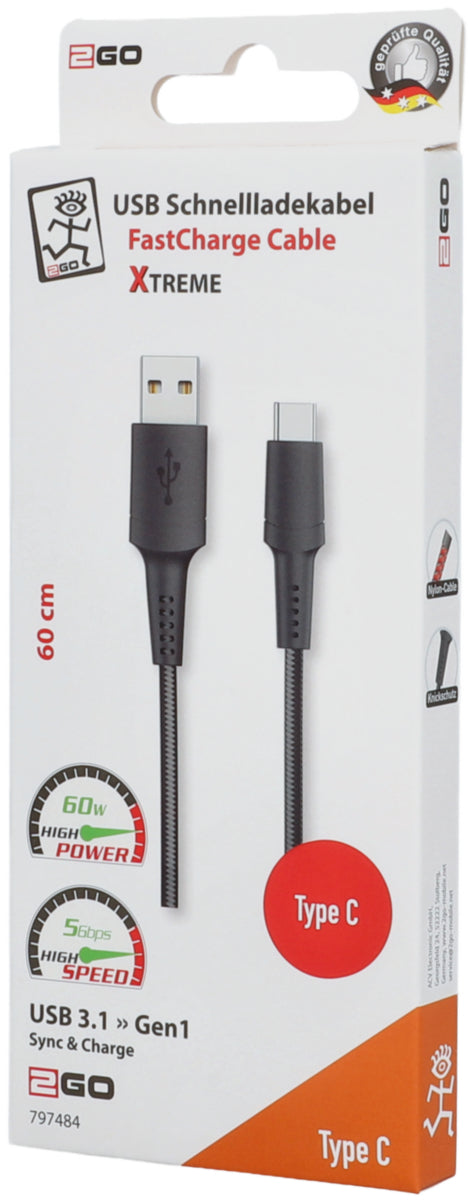 Daten-/Ladekabel USB Typ C