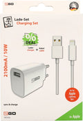 Netzladegerät-Set USB Lightning 2.1 A