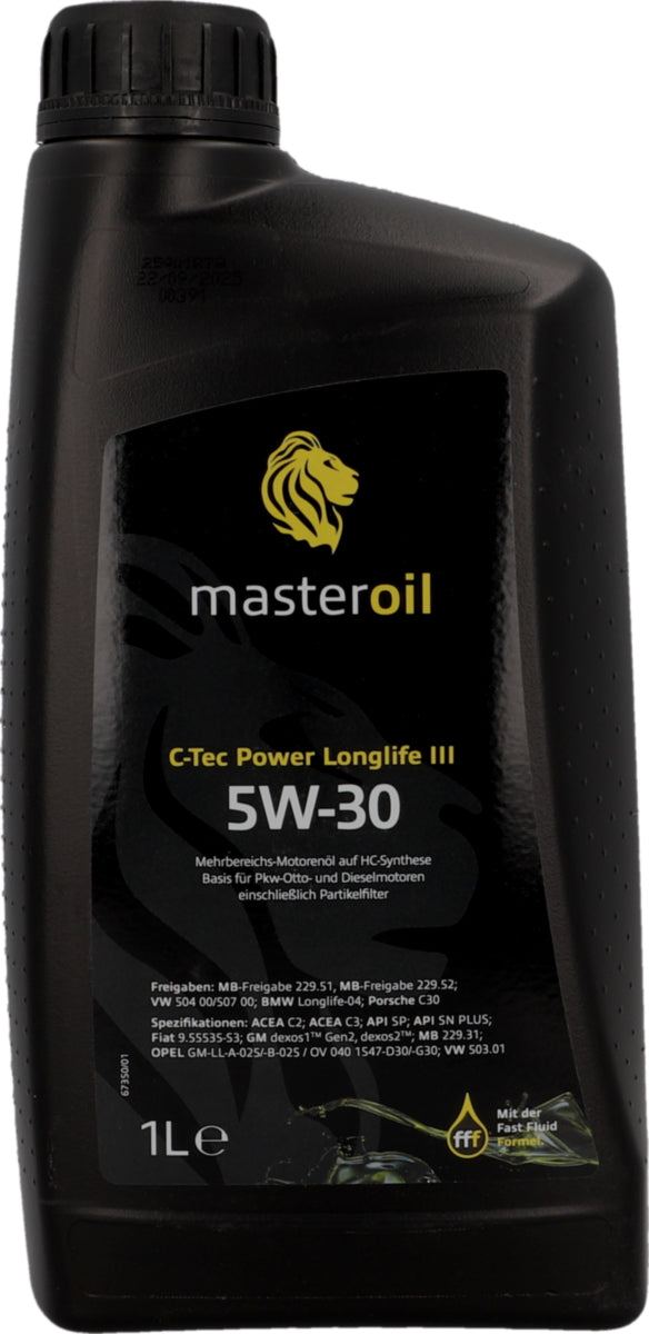 Motorenöl c-tec power longlife III 5W-30