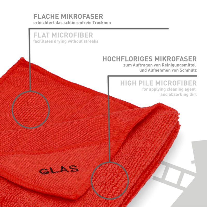 Performance Mikrofaser-Tuch Glas
