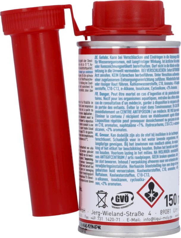 Additif antigel pour gasoil