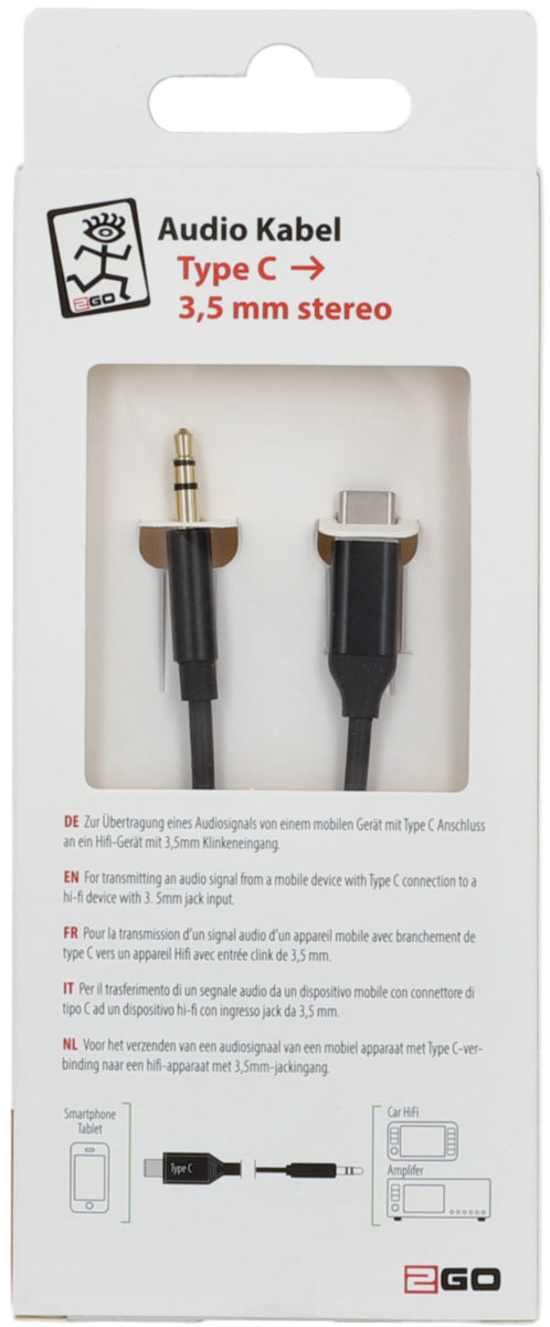 Audiokabel Jack 3.5 mm Typ C