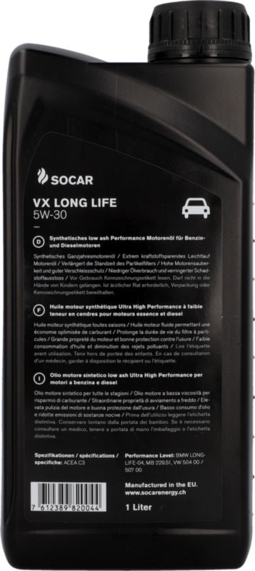 SOCAR Öl VX Long Life 5W-30