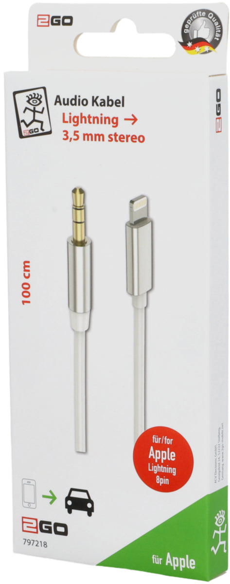 Audiokabel Jack 3.5 mm Lightning