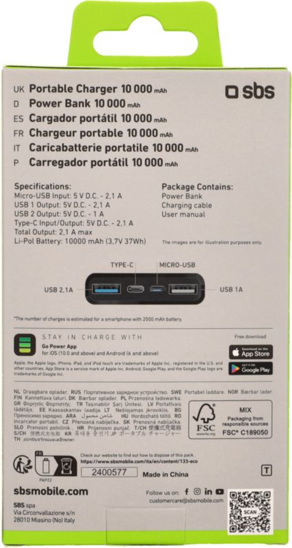 Powerbank 2x USB Typ C