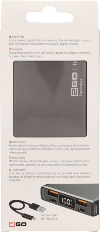 Powerbank 2x USB Typ C PD