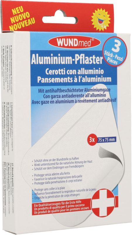 Aluminiumpflaster, 3 Sütck