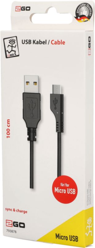 Câble de données/recharge USB Micro-USB