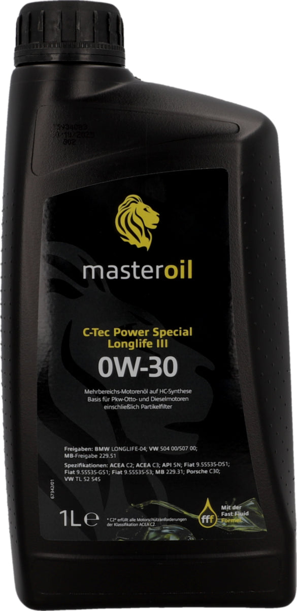Motorenöl c-tec power special longlife III 0W-30