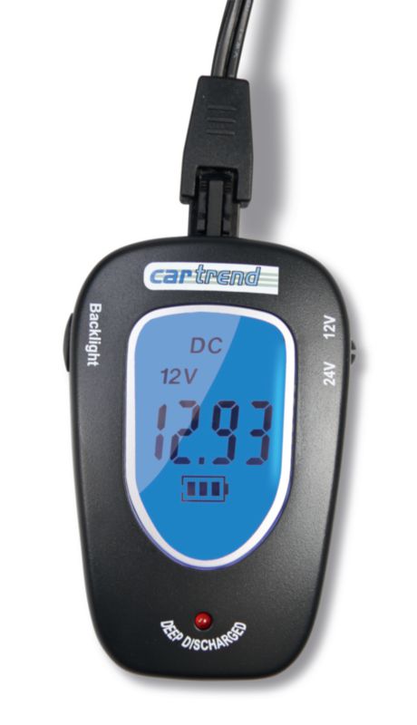 Batterietester mit LCD-Anzeige