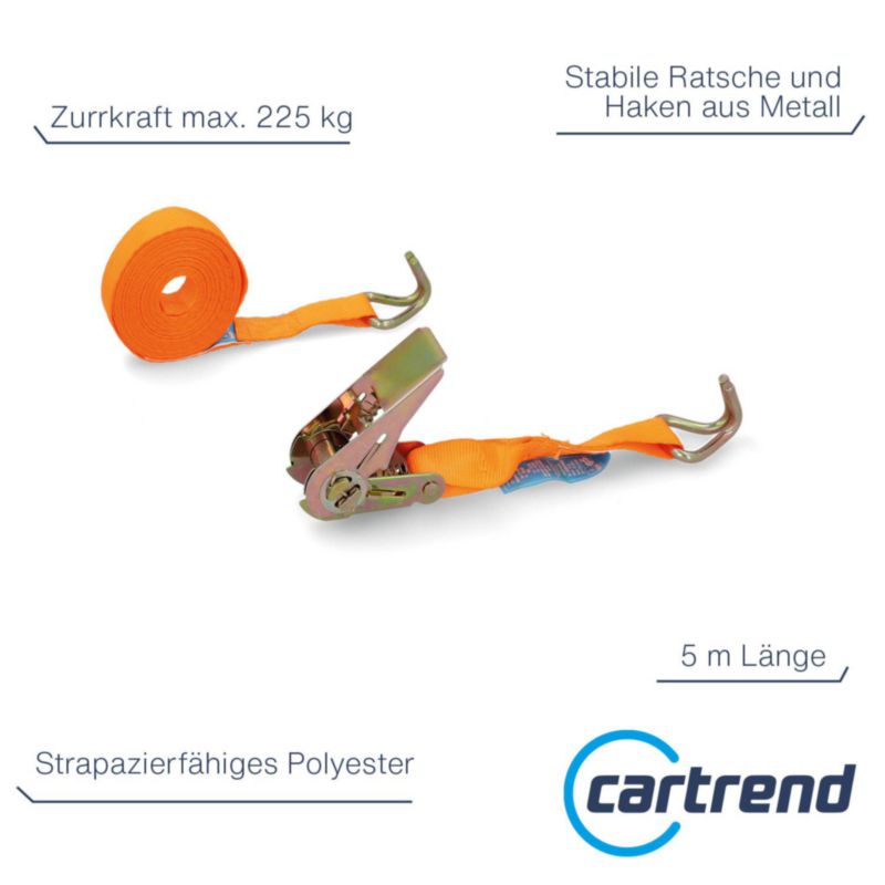 Spanngurt mit Ratsche & Haken
