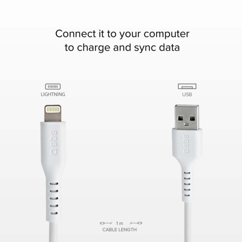 Câble de données/chargement USB Lightning