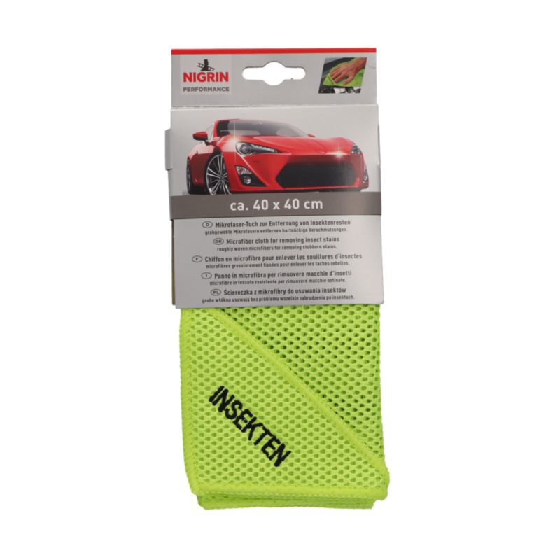 Performance Chiffon en microfibre pour enlever les souillures d'insectes