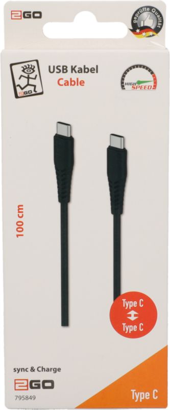 Câble de données/chargement Type C 3.1 Type C 3.1