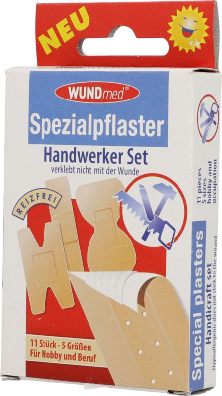 Handwerker Pflaster Set, 11 Stück