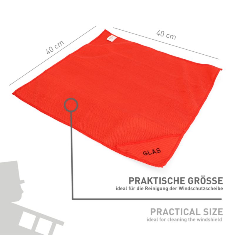 Performance Mikrofaser-Tuch Glas