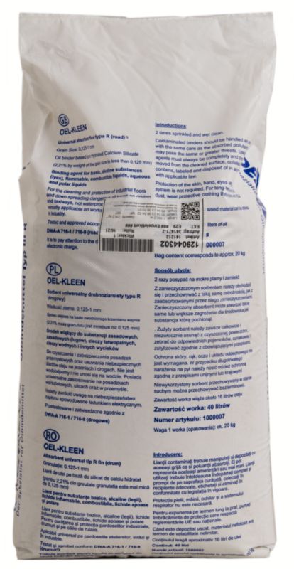 Absorbant universel pour huile