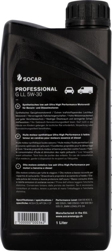 SOCAR Öl Professional G LL 5W-30