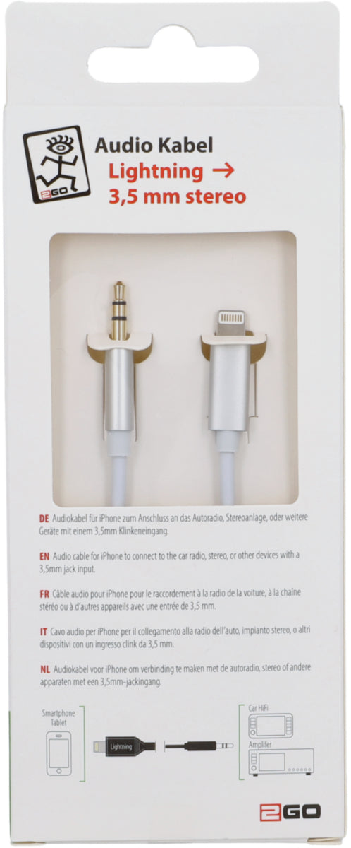 Audiokabel Jack 3.5 mm Lightning