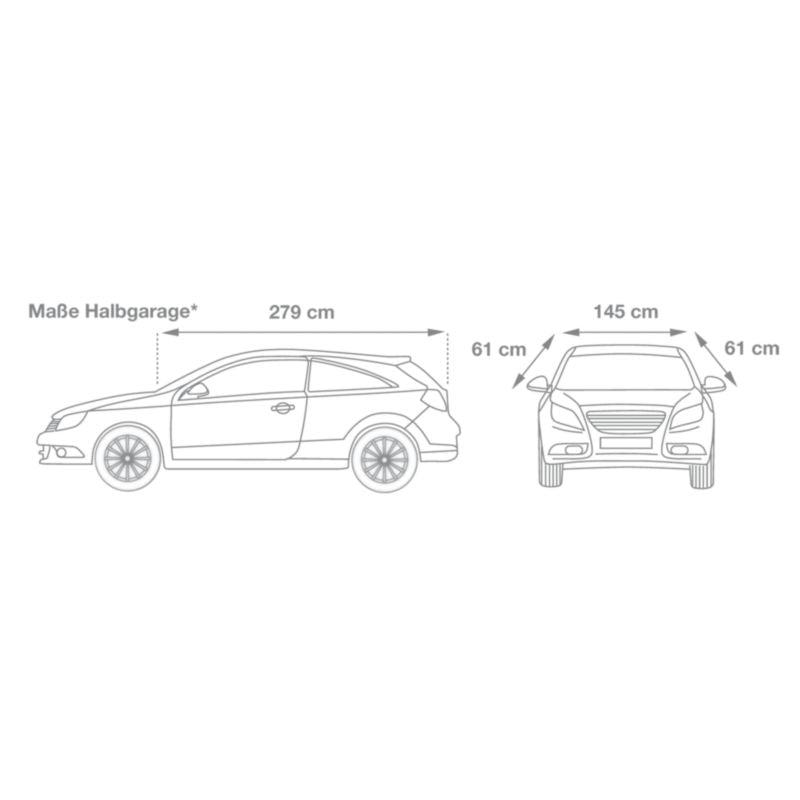 Halbgarage M