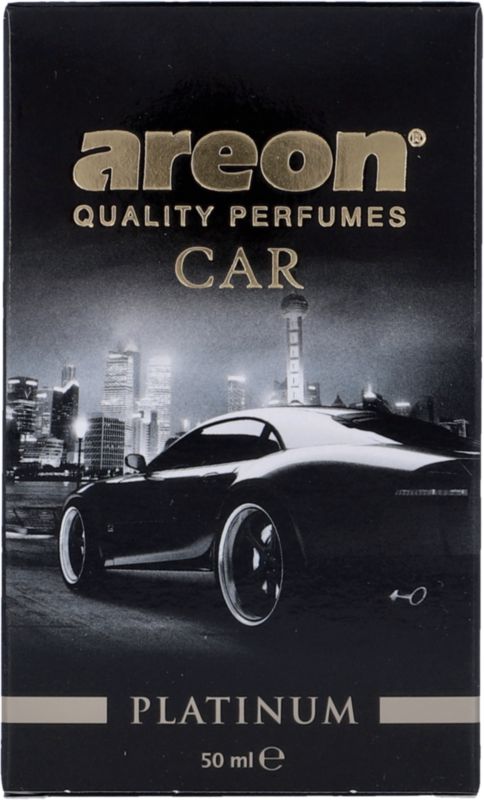 Car Perfume Platinum Flacon en verre
